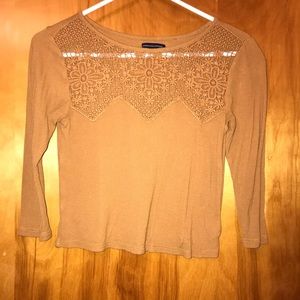 American eagle 3/4 length sleeve shirt